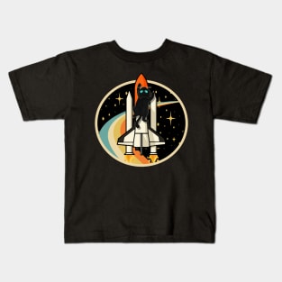 Cat shuttle Kids T-Shirt